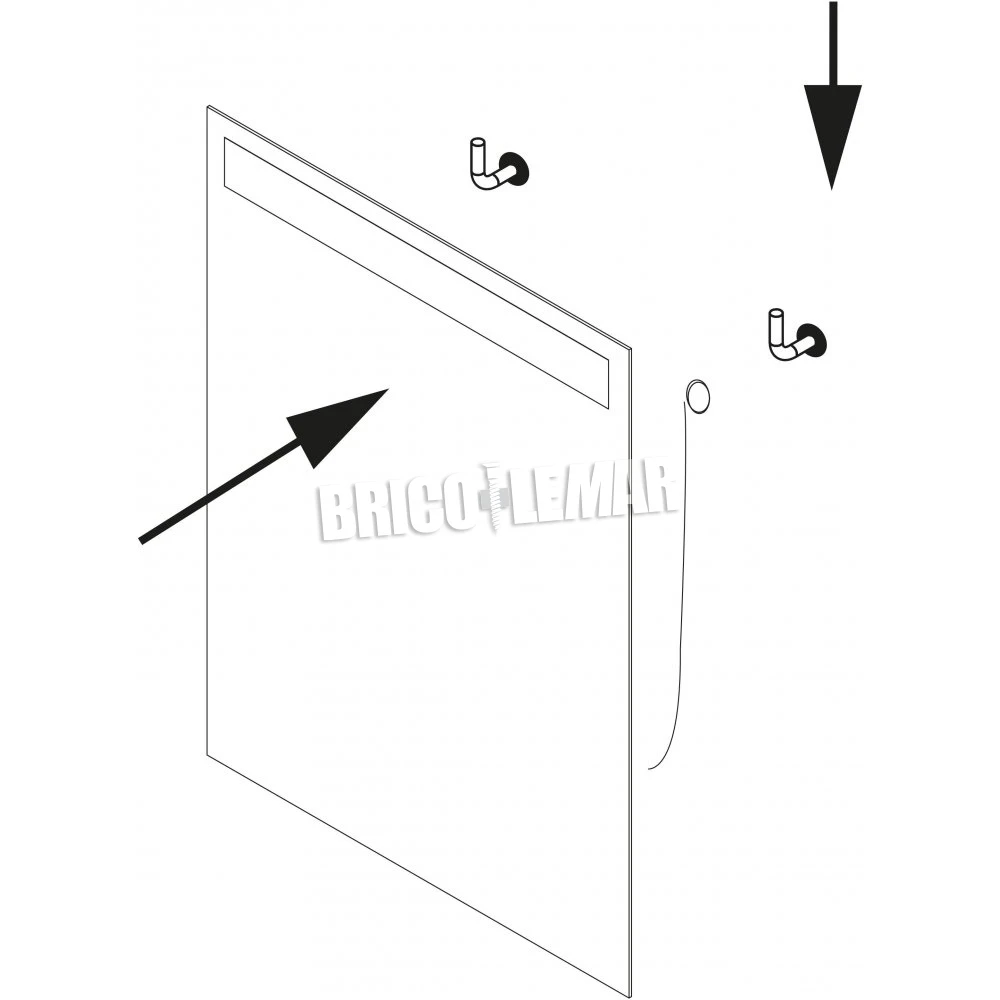 Emuca Espejo De Baño Pegasus Con Iluminación LED Frontal 60x70cm 9 Emuca Espejo De Baño Pegasus Con Iluminación LED Frontal 60x70cm - Imagen 7