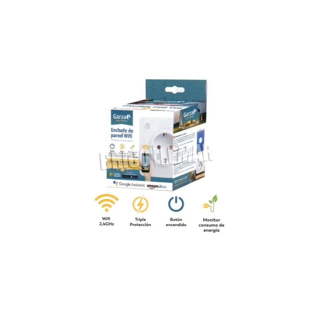 Enchufe Inteligente De Pared Wifi Garza Smarhome 3 Enchufe Inteligente De Pared Wifi Garza Smarhome