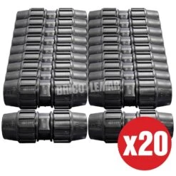 Enlace Recto ø25xø25 Tecnoagua Caja De 20 Unidades