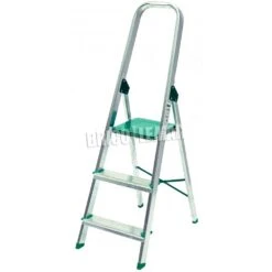 Escalera De Aluminio Doméstica 3 Peldaños DOM03 Plabell