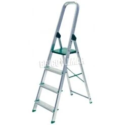 Escalera De Aluminio Doméstica 4 Peldaños DOM04 Plabell