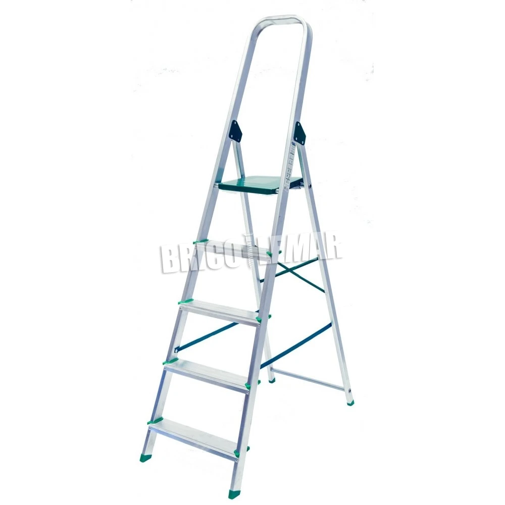 Escalera De Aluminio Doméstica 5 Peldaños DOM05 Plabell 3 Escalera De Aluminio Doméstica 5 Peldaños DOM05 Plabell