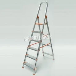 Escalera De Aluminio Semiprofesional 6 Peldaños Proline DOMIN06 Plabell