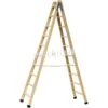Escalera De Madera De Pintor Profesional En Tijera 10+10 Peldaños Plabell