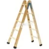 Escalera De Madera De Pintor Profesional En Tijera 5+5 Peldaños Plabell