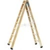 Escalera De Madera De Pintor Profesional En Tijera 7+7 Peldaños Plabell -Brico Lemar Comercio escalera de madera de pintor profesional en tijera 7 7 peldanos plabell