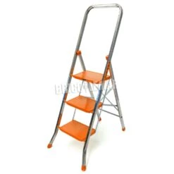 Escalera Doméstica Scalín Peldaño Ancho 3 Peldaños Plabell