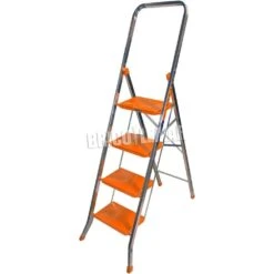 Escalera Doméstica Scalín Peldaño Ancho 4 Peldaños Plabell