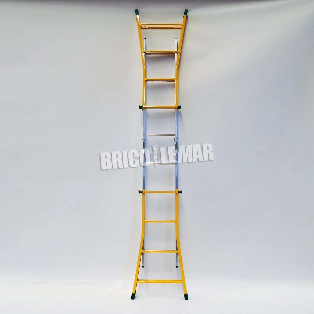 Escalera Mixta Acero Y Aluminio MIXTA 4+4 Plabell 5 Escalera Mixta Acero Y Aluminio MIXTA 4+4 Plabell - Imagen 3