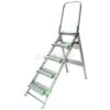 Escalera-taburete De Aluminio Komodo 5 Peldaños Plabell -Brico Lemar Comercio escalera taburete de aluminio komodo 5 peldanos plabell