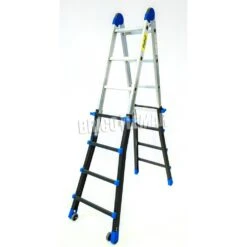 Escalera Telescópica De Aluminio MULTI 4+4 Plabell