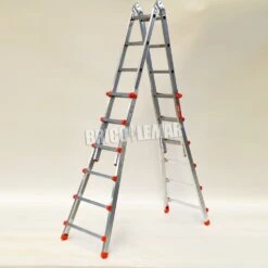 Escalera Telescópica De Aluminio Proline Ligera 6+6 Plabell -Brico Lemar Comercio escalera telescopica de aluminio proline ligera 6 6 plabell 2