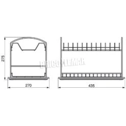 Escurreplatos Suprastar Acero Cromado Emuca -Brico Lemar Comercio escurreplatos suprastar acero cromado emuca 1