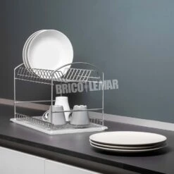 Escurreplatos Suprastar Acero Cromado Emuca -Brico Lemar Comercio escurreplatos suprastar acero cromado emuca 3