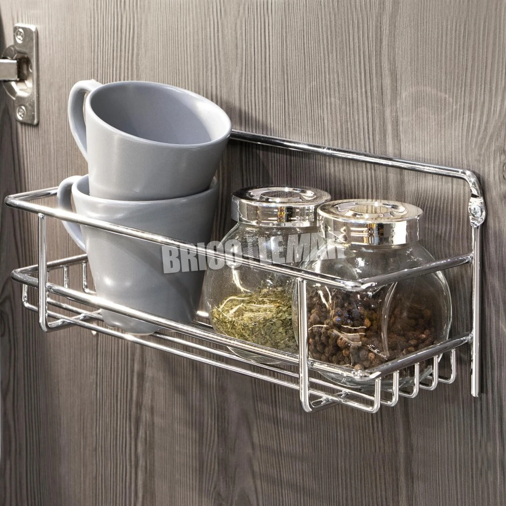 Especiero Para Pared O Mueble De Cocina 3 Bandejas Acero Cromado Emuca 4 Especiero Para Pared O Mueble De Cocina 3 Bandejas Acero Cromado Emuca - Imagen 2