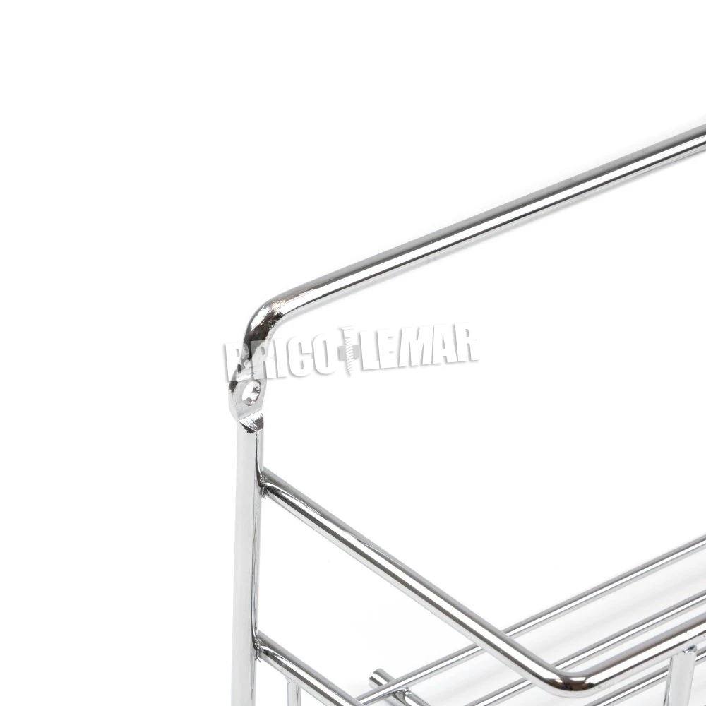 Especiero Para Pared O Mueble De Cocina 3 Bandejas Acero Cromado Emuca 5 Especiero Para Pared O Mueble De Cocina 3 Bandejas Acero Cromado Emuca - Imagen 3