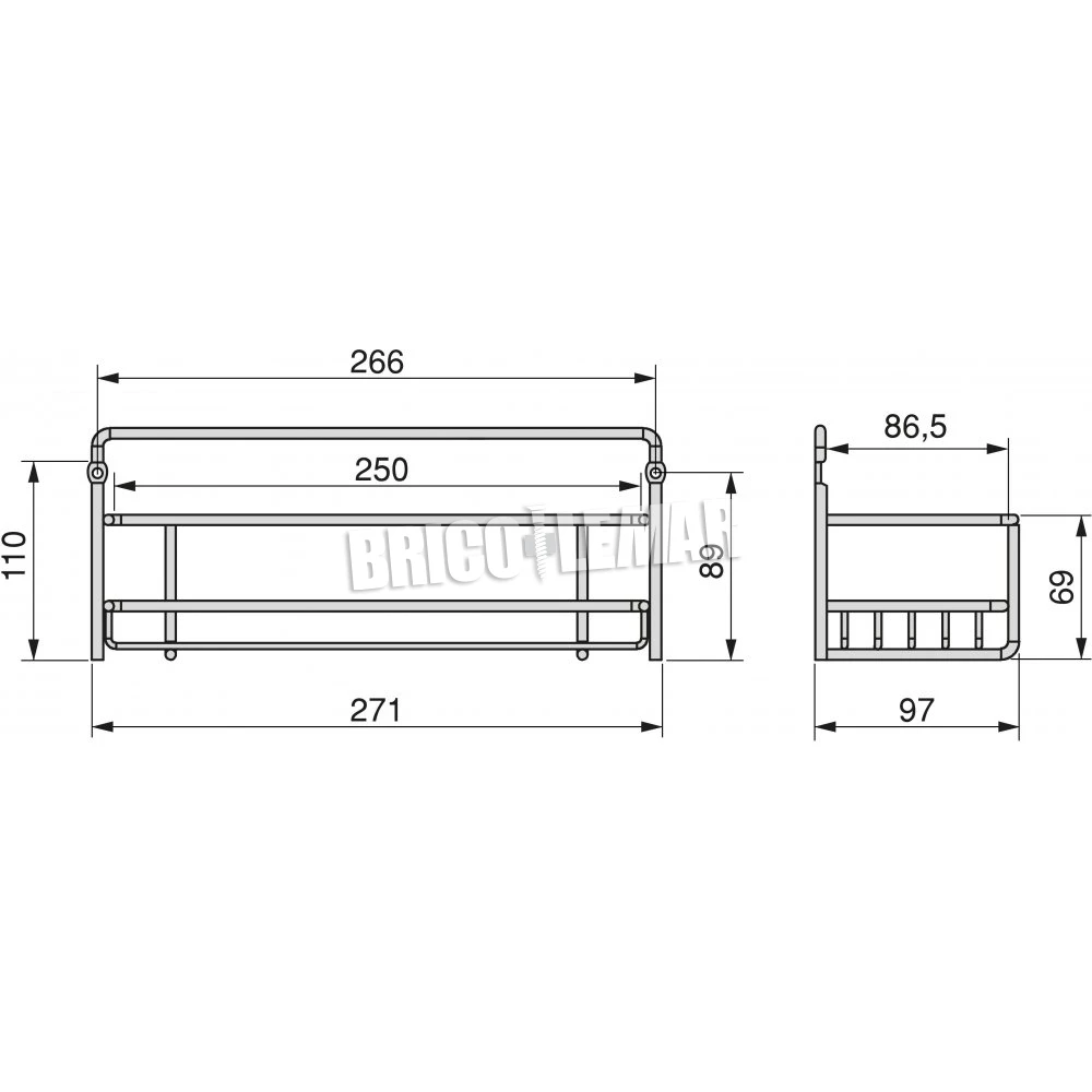 Especiero Para Pared O Mueble De Cocina 3 Bandejas Acero Cromado Emuca 7 Especiero Para Pared O Mueble De Cocina 3 Bandejas Acero Cromado Emuca - Imagen 5