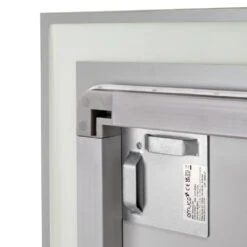 Espejo De Baño Heracles Con Iluminación LED Frontal Y Decorativa, AC 230V 50Hz, 34W, Plástico Y Cristal - Emuca -Brico Lemar Comercio espejo de bano heracles con iluminacion led frontal y decorativa ac 230v 50hz 34w plastico y cristal emuca 6