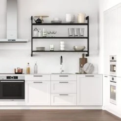 Estructura Modular Zero Herrajes Montaje Pared Aluminio Negro - Emuca 15 Estructura Modular Zero Herrajes Montaje Pared Aluminio Negro - Emuca -Brico Lemar Comercio estructura modular zero herrajes montaje pared aluminio negro emuca 2