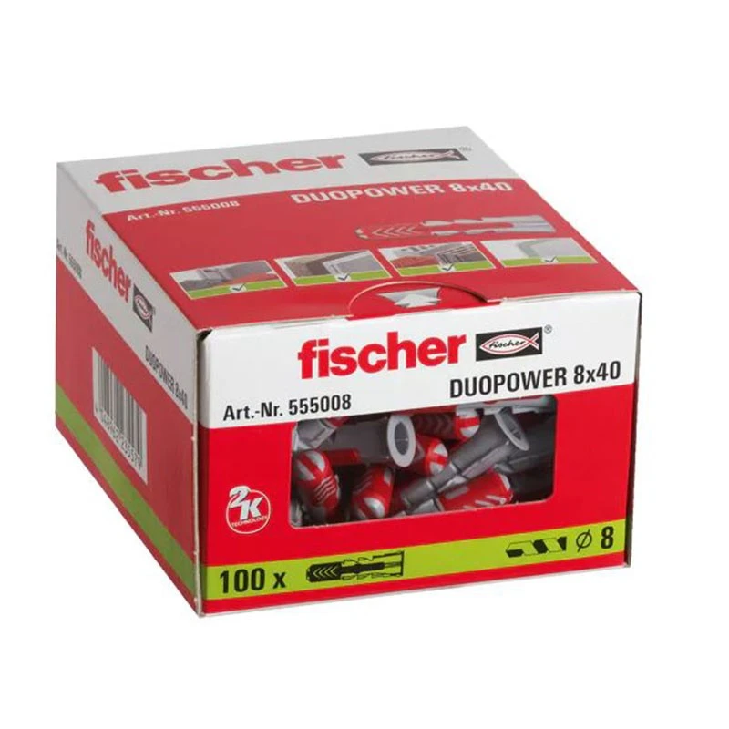 Brico Lemar Comercio -Brico Lemar Comercio fischer tacos duopower 8x40mm 100ud 555008