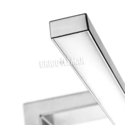 Foco LED Para Espejo De Baño Virgo IP44 300mm Plástico Cromado Emuca -Brico Lemar Comercio foco led para espejo de bano virgo ip44 300mm plastico cromado emuca 2