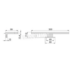 Foco LED Para Espejo De Baño Virgo IP44 300mm Plástico Cromado Emuca -Brico Lemar Comercio foco led para espejo de bano virgo ip44 300mm plastico cromado emuca 4