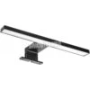 Foco LED Para Espejo De Baño Virgo IP44 300mm Plástico Pintado Negro Emuca 2 Foco LED Para Espejo De Baño Virgo IP44 300mm Plástico Pintado Negro Emuca -Brico Lemar Comercio foco led para espejo de bano virgo ip44 300mm plastico pintado negro emuca