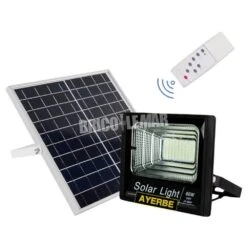 Foco Solar 60W 100 LEDS Con Mando