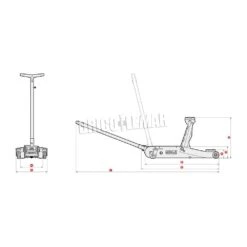 Gato De Carretilla Mega GT4 4 Toneladas -Brico Lemar Comercio gato de carretilla mega gt4 4 toneladas 5