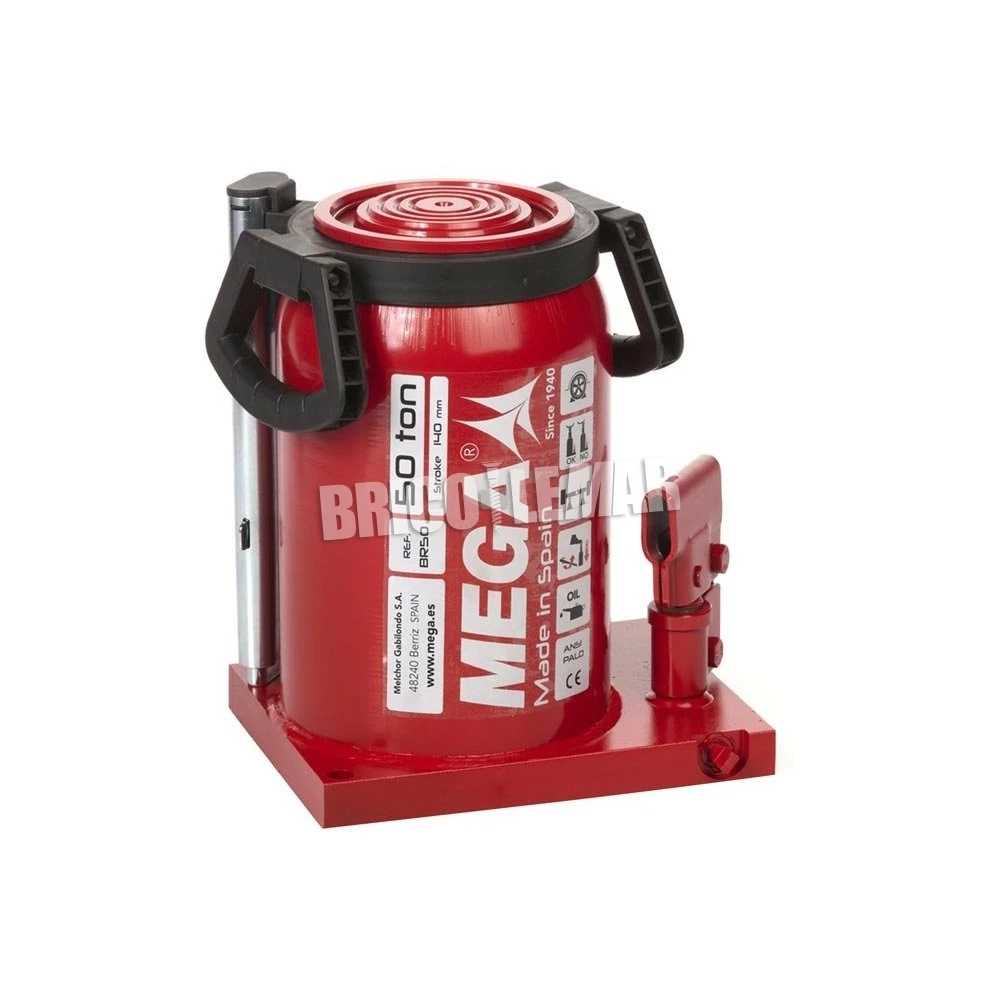 Gato Hidráulico De Botella 50T Mega BR50 3 Gato Hidráulico De Botella 50T Mega BR50