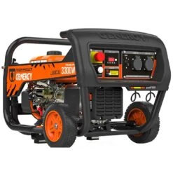Generador Eléctrico A Gasolina Gama Profesional Jaca 3300W 224cc Genergy