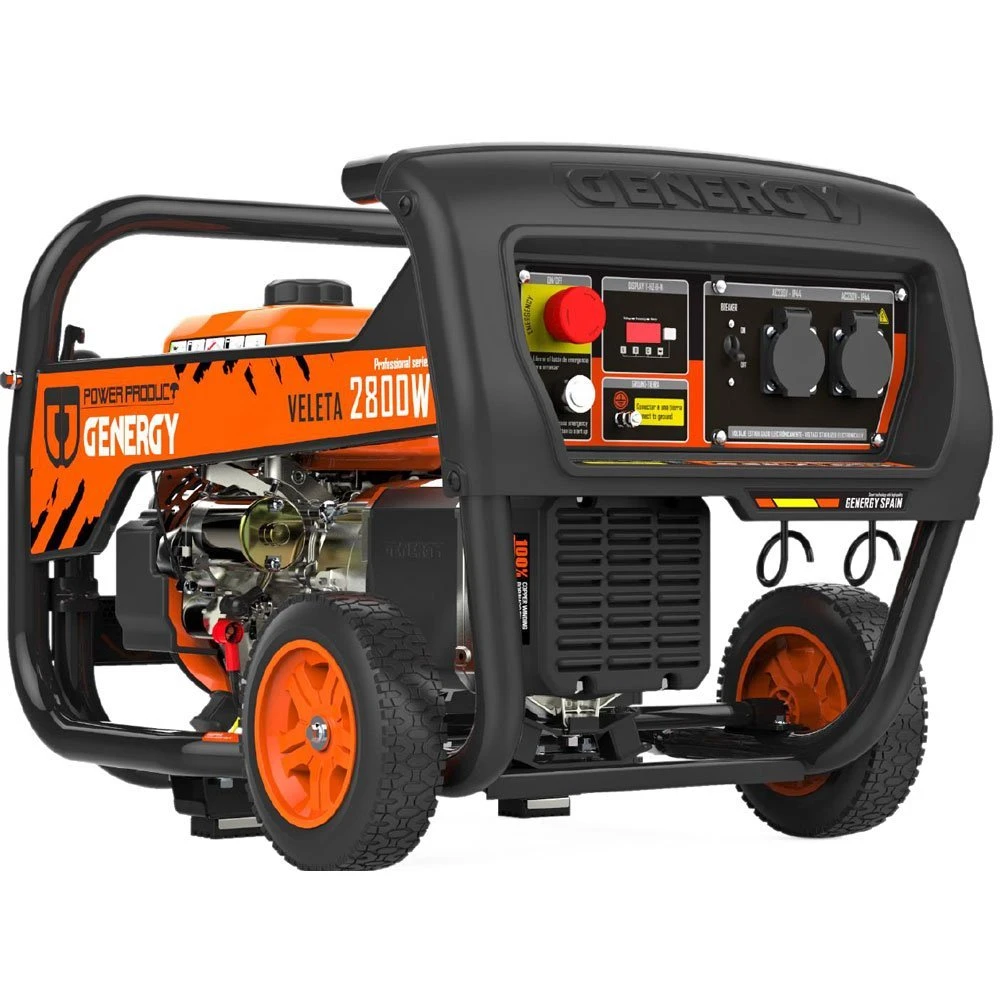 Generador Eléctrico A Gasolina Gama Profesional Veleta 2800W 208cc Genergy 3 Generador Eléctrico A Gasolina Gama Profesional Veleta 2800W 208cc Genergy