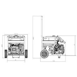 Generador Eléctrico Genergy MULHACÉN 7000W 230V 420CC -Brico Lemar Comercio generador electrico genergy mulhacen 7000w 230v 420cc 2