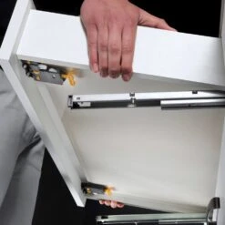 Guías Ocultas Cajones Silver 290mm Acero Cincado - Emuca -Brico Lemar Comercio guias ocultas cajones silver 290mm acero cincado emuca 3