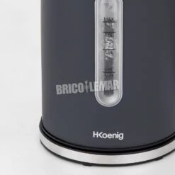 Hervidor Eléctrico 2200W 1.7L Base Giratoria 360° Negro Mate H.Koenig BOE52 -Brico Lemar Comercio hervidor electrico 2200w 17l base giratoria 360 negro mate hkoenig boe52 4
