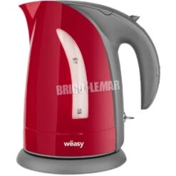 Hervidor Eléctrico 2200W 1.8L Rojo Base Giratoria 360° Wëasy SW8R