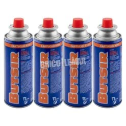 Hornillo Portátil A Gas 2,2kW Mader + 4 Cartuchos De Gas B-250 Butsir -Brico Lemar Comercio hornillo portatil a gas 22kw mader 4 cartuchos de gas b 250 butsir 2