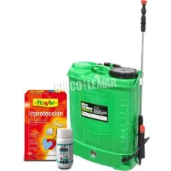 Insecticida De Plagas Alfasect 250cc Flower + Pulverizador A Batería 12V 16L + Set De Protección