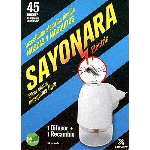 Insecticida Eléctrico Líquido Sayonara Novar 3 Insecticida Eléctrico Líquido Sayonara Novar