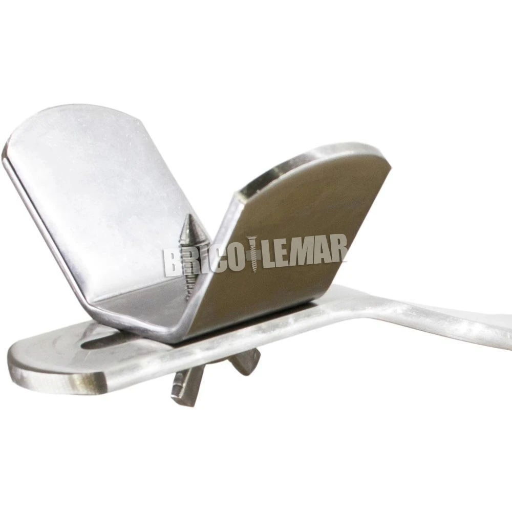 Jamonero Con Balancin Inox Kabra + Cuchillo Jamonero Y Deshuesador + Chaira + Pinza Para Jamon + Delantal De Regalo 6 Jamonero Con Balancin Inox Kabra + Cuchillo Jamonero Y Deshuesador + Chaira + Pinza Para Jamon + Delantal De Regalo - Imagen 4