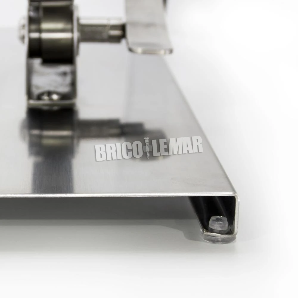 Jamonero INOX Con Balancín Base Inoxidable Flores Cortés 8 Jamonero INOX Con Balancín Base Inoxidable Flores Cortés - Imagen 6