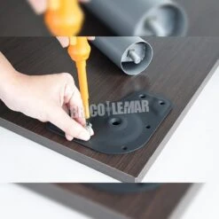 Juego De 4 Patas Para Mesa ø60mm Regulable 830-850mm Acero Gris Metalizado Emuca -Brico Lemar Comercio juego de 4 patas para mesa 60mm regulable 830 850mm acero gris metalizado emuca 3
