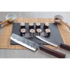 Juego De 5 Cuchillos De Cocina Osaka Y Pinza Para Sushi 3 Claveles -Brico Lemar Comercio juego de 5 cuchillos de cocina osaka y pinza para sushi 3 claveles 5