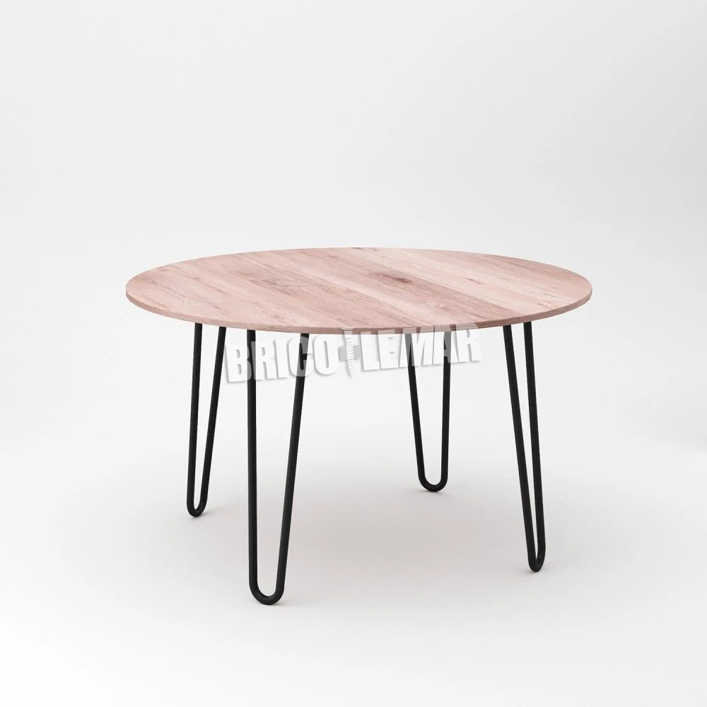 Juego De Cuatro Patas Hairpin De 2 Varillas Para Mesa Altura 400mm Pintado Negro Emuca 6 Juego De Cuatro Patas Hairpin De 2 Varillas Para Mesa Altura 400mm Pintado Negro Emuca - Imagen 4