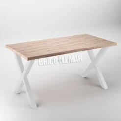 Juego De Dos Patas Cross En Cruz Para Mesa Altura 695mm Pintado Blanco Emuca 12 Juego De Dos Patas Cross En Cruz Para Mesa Altura 695mm Pintado Blanco Emuca -Brico Lemar Comercio juego de dos patas cross en cruz para mesa altura 695mm pintado blanco emuca 3