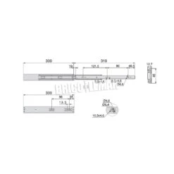 Juego De Guías Para Cajones 45x300mm Extracción Total Cierre Suave Cincado Emuca -Brico Lemar Comercio juego de guias para cajones 45x300mm extraccion total cierre suave cincado emuca 2