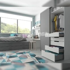 Kit Cajón De Cocina Concept Altura 185mm Profundidad 450mm Cierre Suave Acero Gris Antracita Emuca 8 Kit Cajón De Cocina Concept Altura 185mm Profundidad 450mm Cierre Suave Acero Gris Antracita Emuca -Brico Lemar Comercio kit cajon de cocina concept altura 185mm profundidad 450mm cierre suave acero gris antracita emuca 1