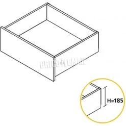 Kit Cajón De Cocina Concept Altura 185mm Profundidad 450mm Cierre Suave Acero Gris Antracita Emuca 11 Kit Cajón De Cocina Concept Altura 185mm Profundidad 450mm Cierre Suave Acero Gris Antracita Emuca -Brico Lemar Comercio kit cajon de cocina concept altura 185mm profundidad 450mm cierre suave acero gris antracita emuca 4