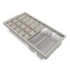 Kit Cajón Organizador Bandeja Guías 900mm Gris Piedra - Emuca -Brico Lemar Comercio kit cajon organizador bandeja guias 900mm gris piedra emuca