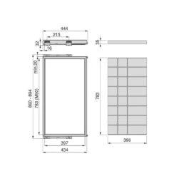 Kit Cajón Organizador Guías 900mm Negro Gris Piedra - Emuca -Brico Lemar Comercio kit cajon organizador guias 900mm negro gris piedra emuca 7